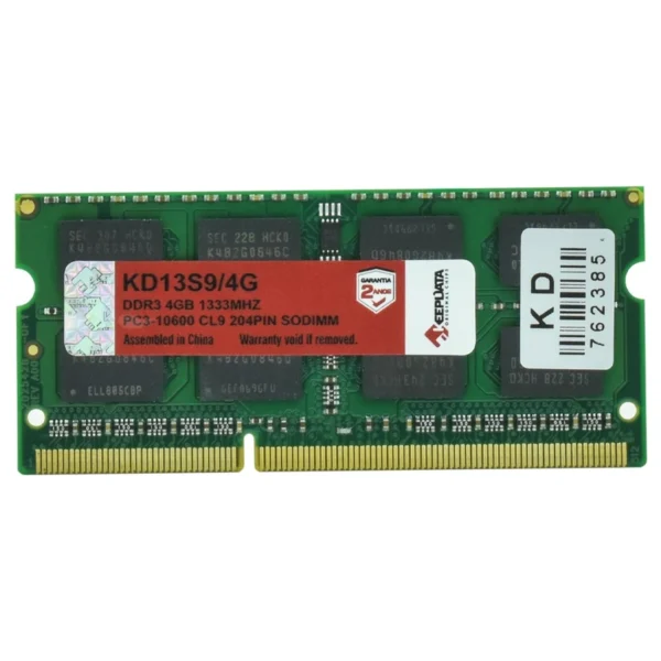 Memória RAM para Notebook Keepdata DDR3 4GB 1333MHz - KD13S94G SODIMM CL9 | KD13S9/4G