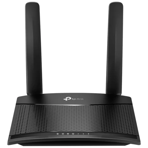 Roteador TP-Link TL-MR100 3G 4G 2 Antenas - Preto 2.4GHz | 1 porta LAN de 10 / 100Mbps