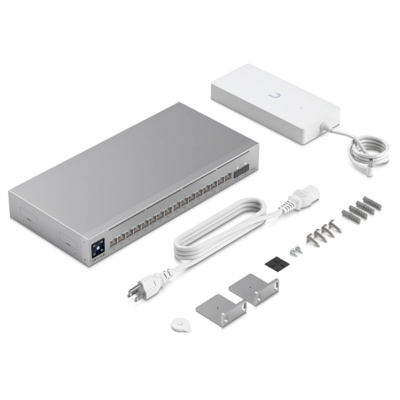 Hub Switch Ubnt USW-PRO-MAX-16-POE-BR Unifi Switch 16 Portas 180W | Branco - Imagem 3