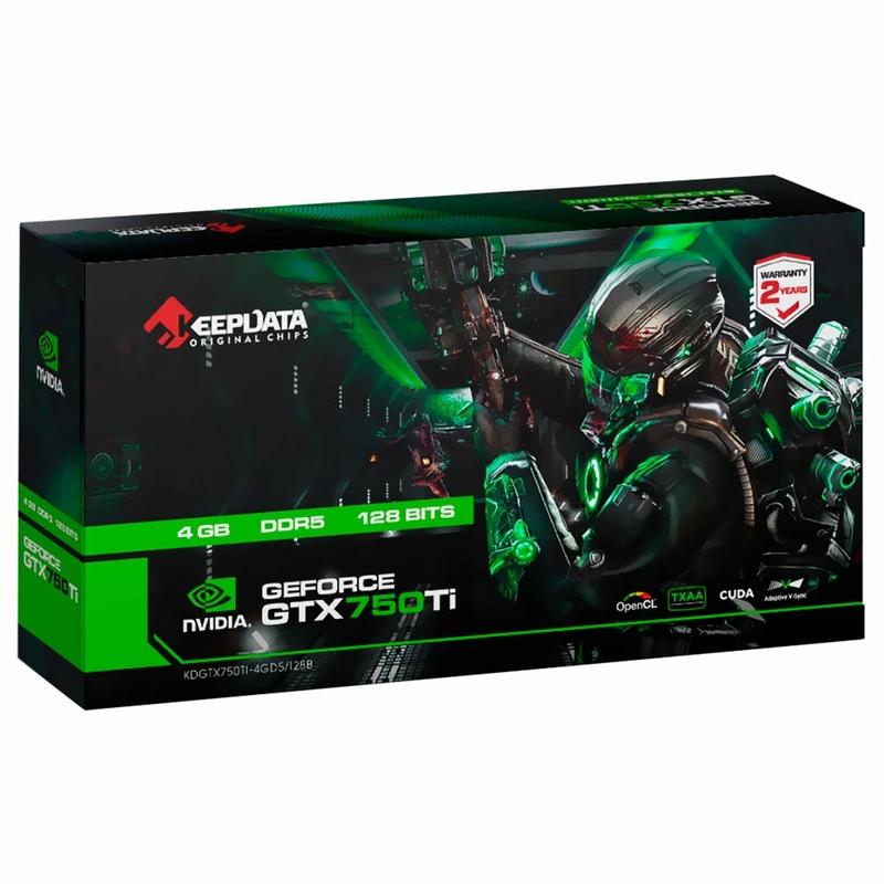 Placa de Vídeo Keepdata 4GB GeForce GTX750TI GDDR5 - KDGTX750TI-4GD5128B | 3840 x 2160 - Imagem 3