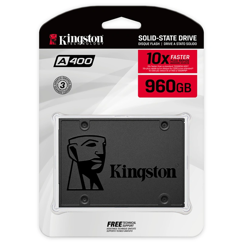 SSD Kingston 960GB 2.5 SATA 6Gb/s SA400S37/960G - Imagem 3