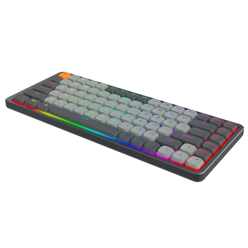 Teclado Gamer Mecânico Redragon K652GG-RGB-PRO Azure Wireless RED Inglês - Cinza - Imagem 3