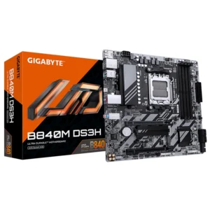 Placa Mãe Gigabyte B840M DS3H Socket AM5 DDR5