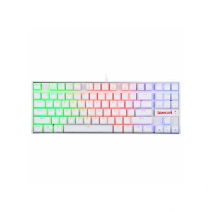 Teclado Gamer Mecânico Redragon K552W-RGB Kumara USB RGB Inglês - Branco