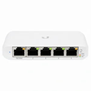 Hub Switch Unifi USW-FLEX-MINI BR Gigabit 5 Portas RJ-45 Poe 2.5W