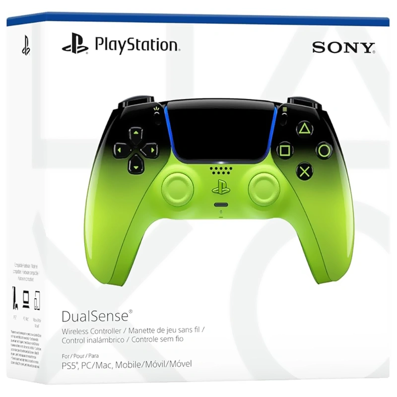 Controle Sony DualSense para PS5 - Remix Verde (CFI-ZCT2W) DualSense Wireless Controller - Imagem 4