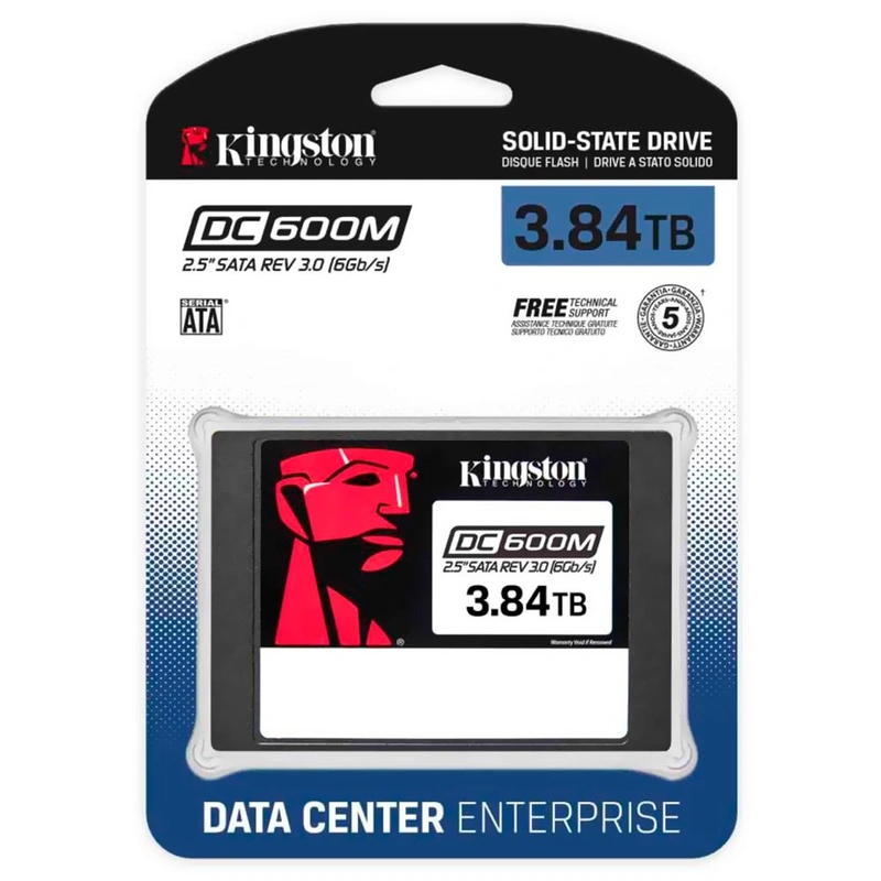 SSD Kingston 3.84TB DC600M 2.5 SATA 3 - 6Gb/s SEDC600M/3840G - Imagem 3