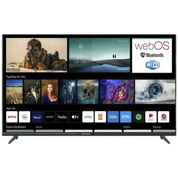 TV Smart Marson MWB65 65 Wi-Fi Preto | 4K UHD