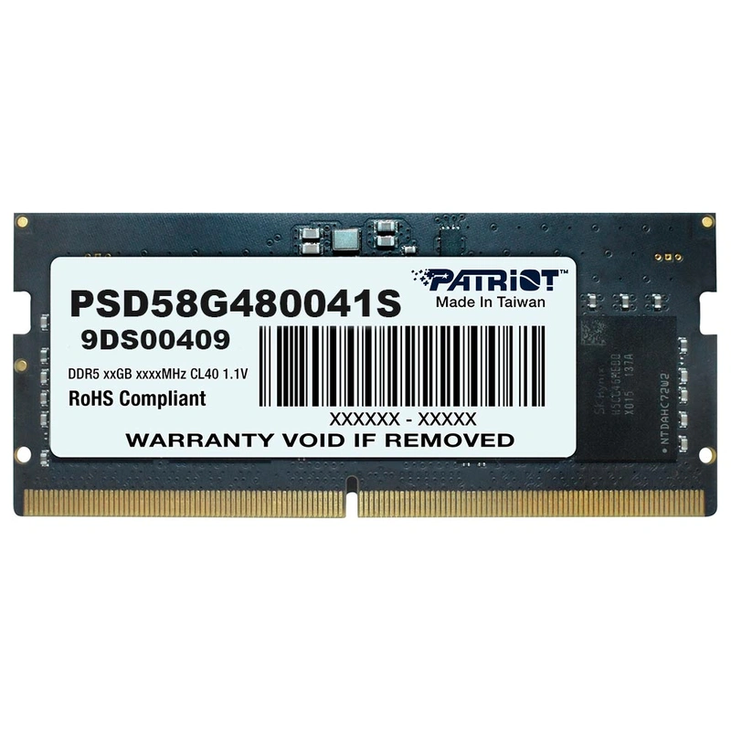 Memória RAM para Notebook Patriot Signature Line DDR5 8GB 4800MHz - PSD58G480041S