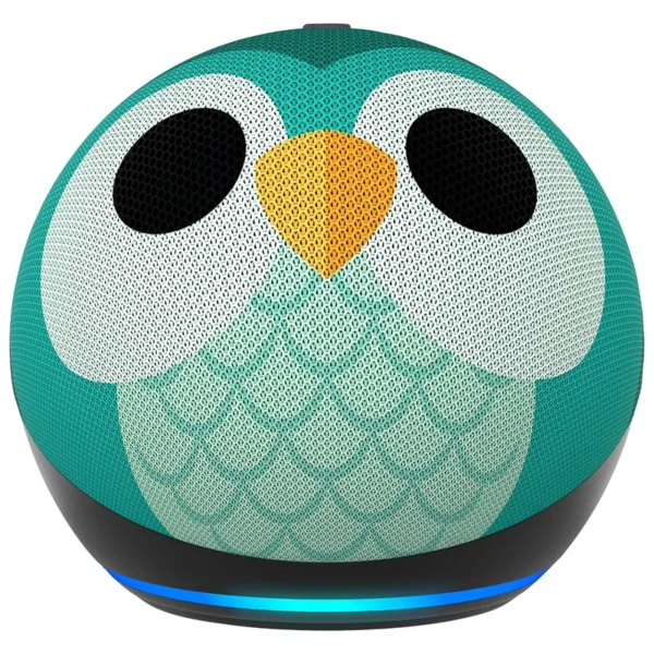 Caixa de Som Amazon Echo Dot Kids 5 Geração Alexa Bluetooth - Coruja