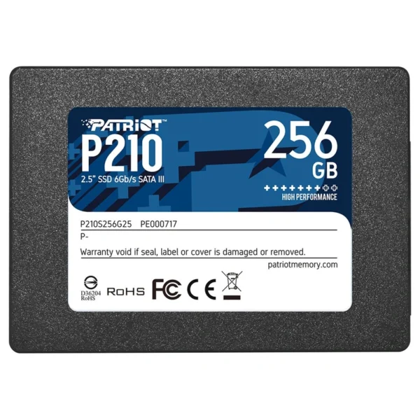 SSD Patriot 256GB P210 2.5 P210S256G25 | SATA 6 Gb/s