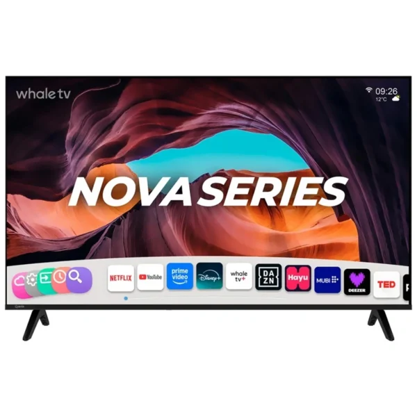 TV Smart Quanta QTWTV43 43 Wi-Fi Smart TV Preto | Full HD 1920 × 1080 | Quad Core