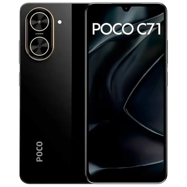 Celular Xiaomi POCO C71 4GB de RAM 128GB Tela 6.88 Unisoc T7250 Wi-Fi Dual SIM (nano)
