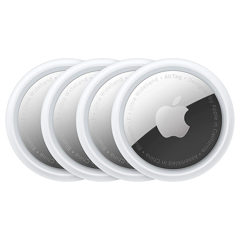 Rastreador Apple AirTag MX542LLA Bluetooth - Branco Prata (Kit com 4) | MX542LL/A
