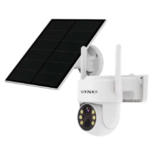 Câmera de Segurança IP Satellite A-CAM007S Outdoor Painel Solar Wi-Fi - Branco