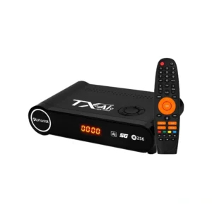 Receptor FTA Alphasat TX AI Full HD IPTV com Wi-FiBluetooth - Preto