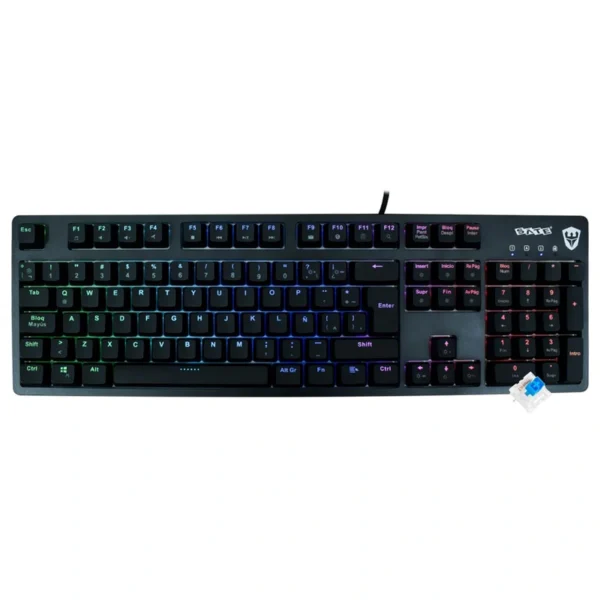 Teclado Gamer Mecânico Satellite K62 USB RGB Espanhol - Preto Com fio Windows - mac OS