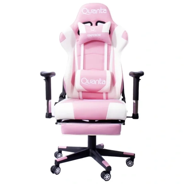 Cadeira Gamer Quanta Emperor QTGC20 - Rosa Branco