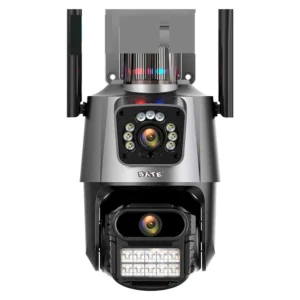 Câmera de Segurança IP Satellite A-CAM009D Outdoor Wi-Fi 4MP - Cinza