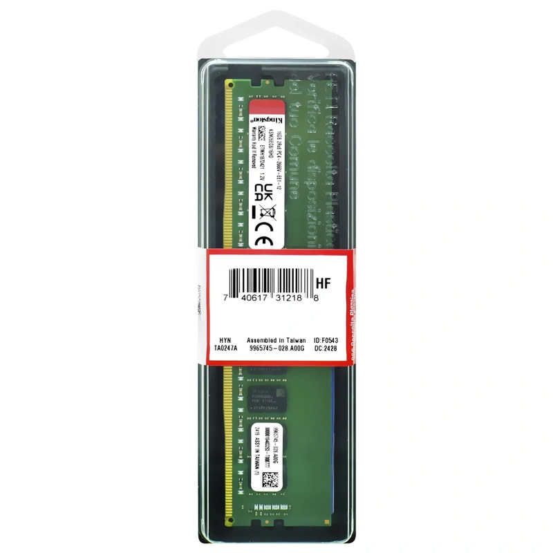 Memória RAM Kingston DDR5 8GB 5600MHz - KVR56U46BS6-8 UDIMM CL46 - Imagem 3