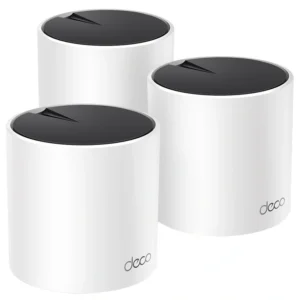 Roteador Tp-Link Deco X55 Whole Home Mesh AX3000 Dual Band 2.4GHz 5GHz Wi-Fi 6 - Branco (Kit com 3)