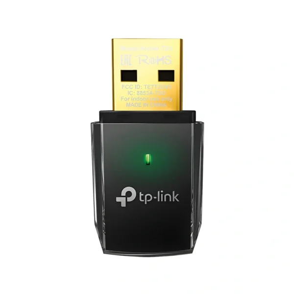 Adaptador Wi-Fi TP-Link Archer T2U AC600 USB Dual Band 2.4GHz 5GHz - 600Mbps