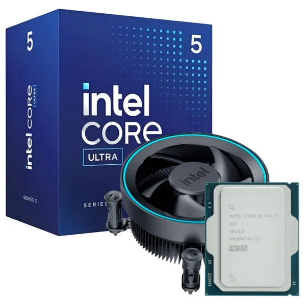 Processador Intel Core Ultra 5 225 Socket LGA 1851 24MB Até 4.9GHz 10 núcleos