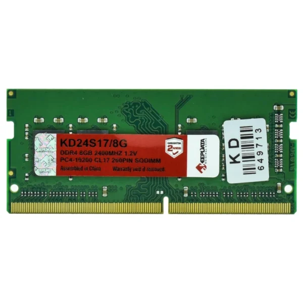 Memória RAM para Notebook Keepdata DDR4 8GB 2400MHz - KD24S178G SODIMM | KD24S17/8G