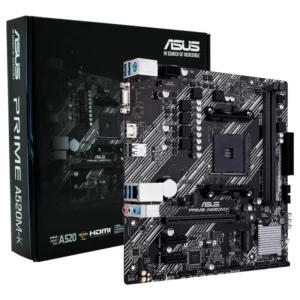 Placa Mãe ASUS Prime A520M-K Socket AM4 VGA DDR4