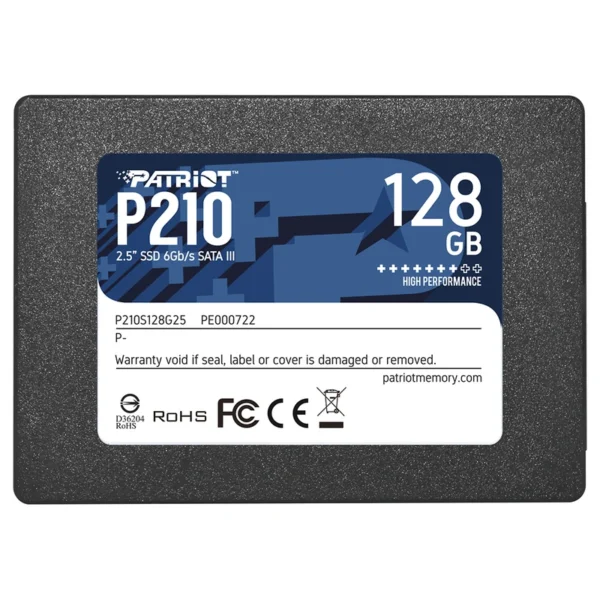 SSD Patriot 128GB P210 2.5 SATA 6Gb/s P210S128G25
