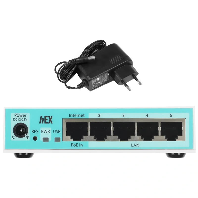 Roteador Mikrotik E50UG Hex 950MHz 512MB L4 2.4GHz e 5GHz (dúplex simultáneo) - Imagem 3