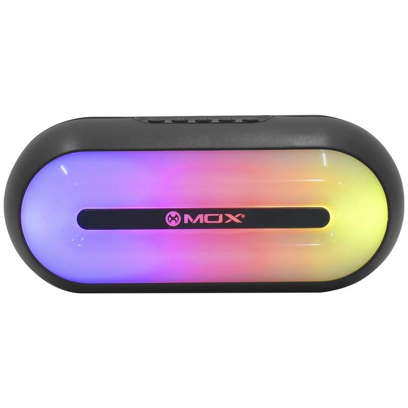 Caixa de Som MOX MO-MS15 Bluetooth USB FM - Preto 120W 500 mAh