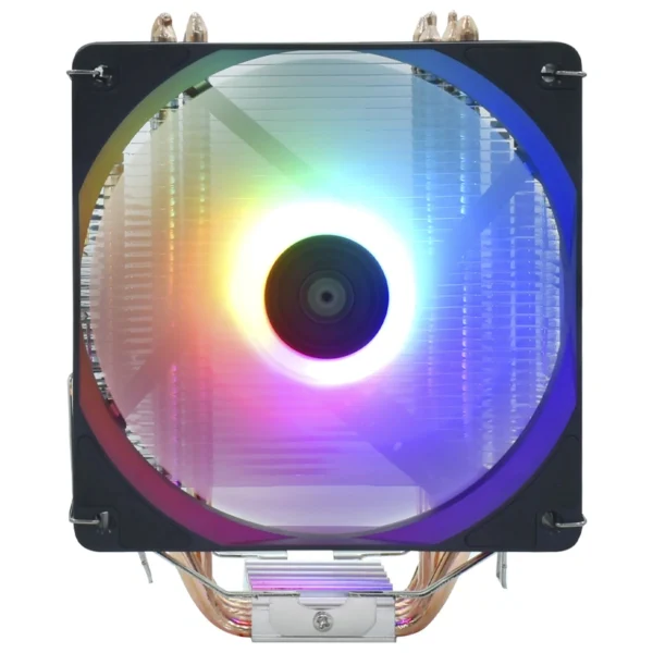 Cooler para Processador Macrovip MV-CPC3R RGB PWM Tower 120MM - Preto Intel: LGA 775