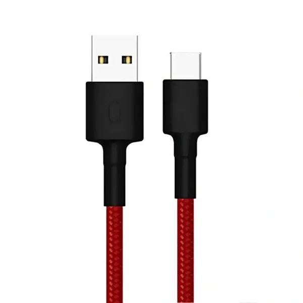 Cabo Xiaomi SJX10ZM Type-C A USB Macho 1M - Preto Vermelho USB Type-C - USB