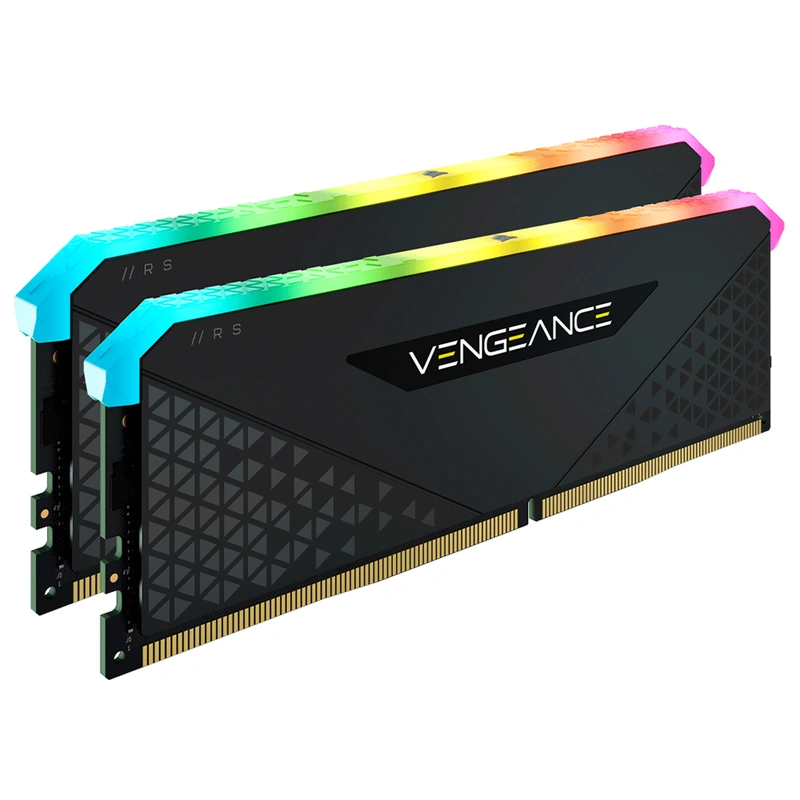 Memória RAM Corsair Vengeance RGB RS DDR4 16GB (2x8GB) 3200MHz Preto (CMG16GX4M2E3200C16) - Imagem 3