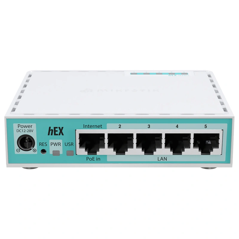 Roteador Mikrotik E50UG Hex 950MHz 512MB L4 2.4GHz e 5GHz (dúplex simultáneo)
