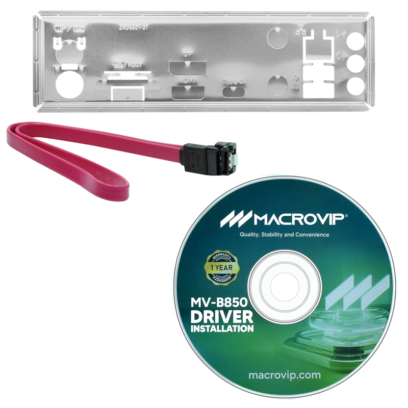 Placa Mãe Macrovip MV-B850 Socket AM5 VGA DDR5 AMD B850 Micro ATX | 4 x SATA 3.0 - Imagem 4