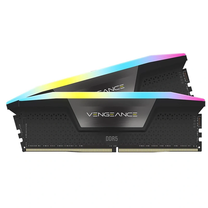 Memória RAM Corsair Vengeance RGB DDR5 96GB (2x48GB) 6600MHz - Preto (CMH96GX5M2B6600C32) - Imagem 2