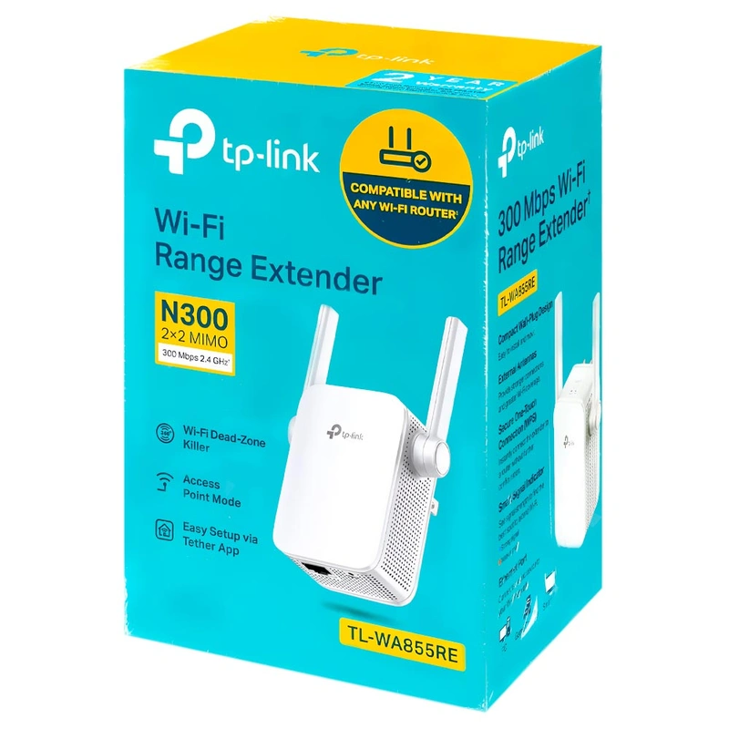 Repetidor de Sinal TP-Link TL-WA855RE 300Mbps - Branco 2.4GHz | 1 Ethernet (RJ-45) - Imagem 3