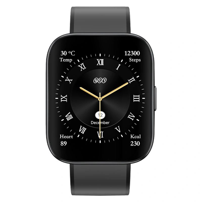 Relógio Smartwatch QCY Urban GS WA24S9A - Preto 5 ATM Até 14 dias (modo smartwatch) - Imagem 2