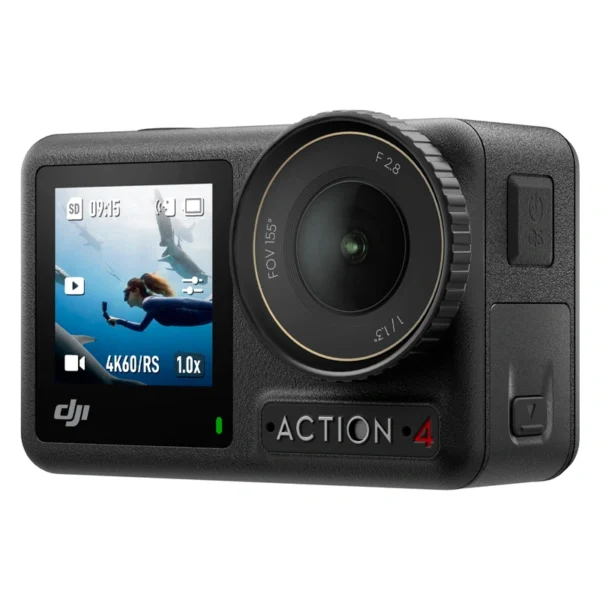 Câmera DJI Osmo Action 4 Adventure Combo AC003 IP68 Wi-Fi Preto | USB-C 3.0